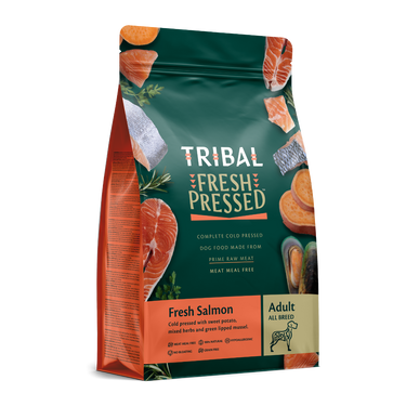 Tribal Fresh Pressed Complete Fresh Salmon Adult Dry Dog Food - 12kg